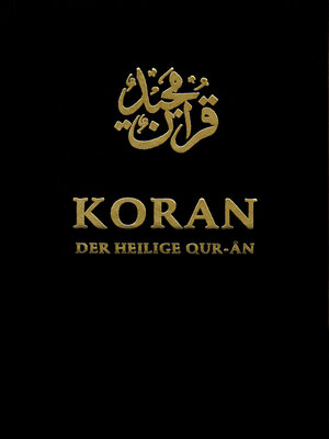 cover image of Koran. Der Heilige Qur-ân